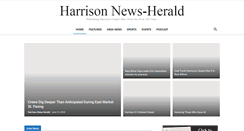 Desktop Screenshot of harrisonnewsherald.com
